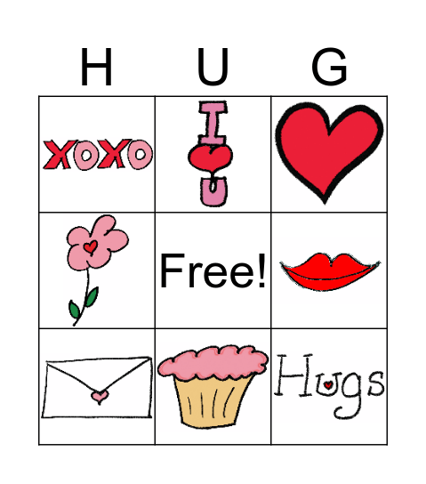 Valentine's Day BINGO Card