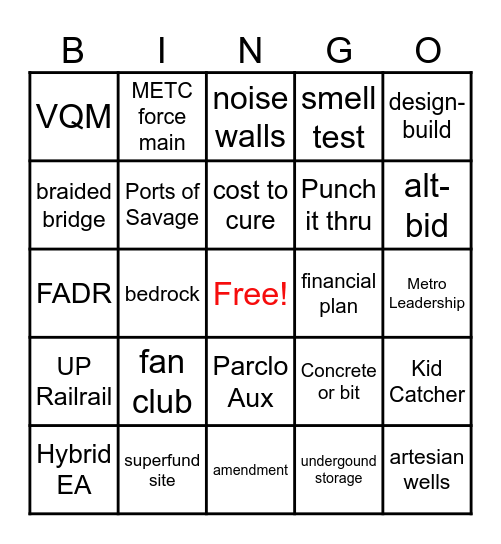 TH13 Bingo Card