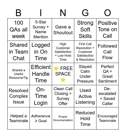 Goal Crusher Bingo💪🏽 Bingo Card