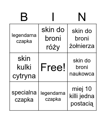 pvz gw2 bingo polish edition Bingo Card