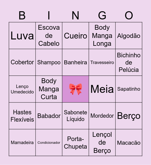 Chá dá Ísis Bingo Card