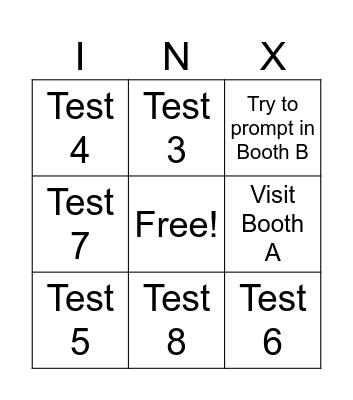 2026 Innovation Nation Bingo Card