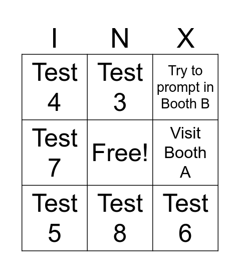 2026 Innovation Nation Bingo Card