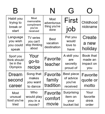 CSD Team Shenanigans! Bingo Card