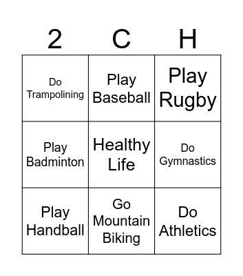 Sports bingo! Bingo Card