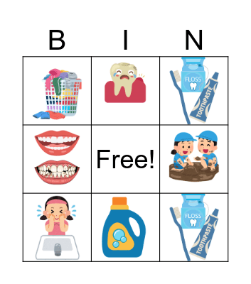 Hygiene Bingo Card