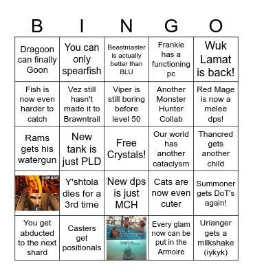 Brawntrail (Evercold) Bingo Card