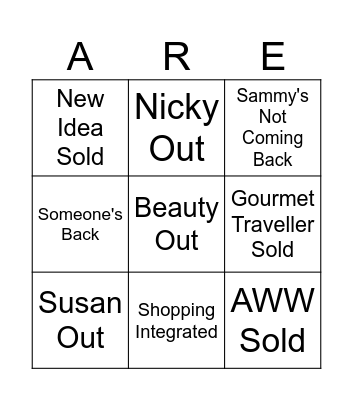 ARE YOU STILL EMPLOYED? Bingo Card