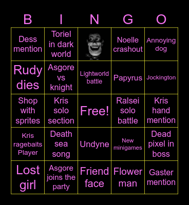 Chapter 5 Bingo Card