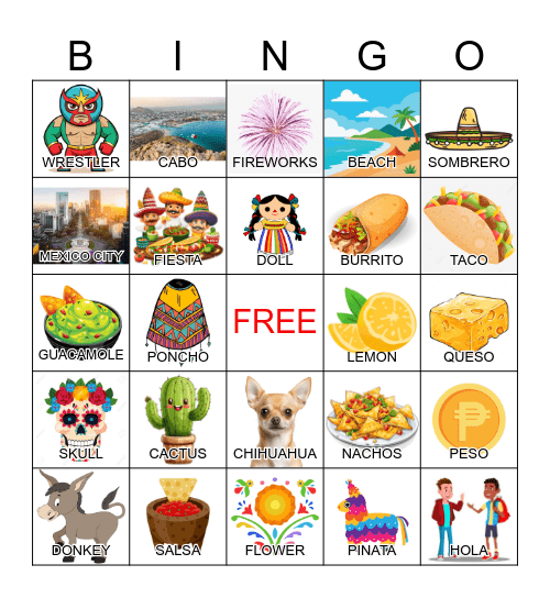 LOTERIA Bingo Card