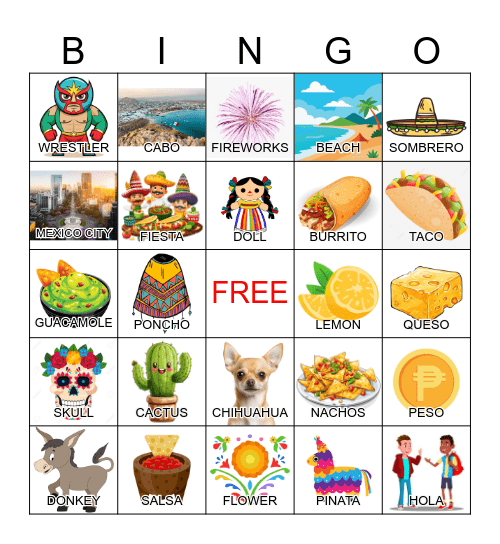 LOTERIA Bingo Card