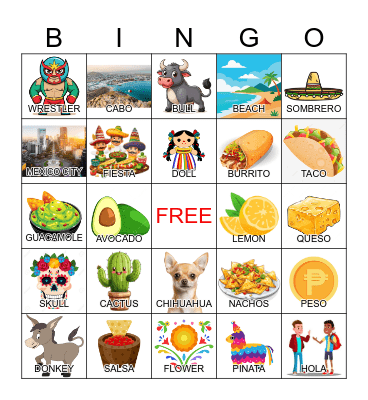 LOTERIA Bingo Card