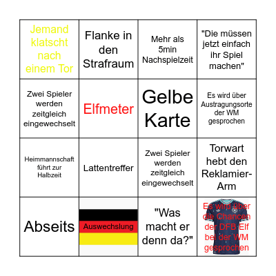 WM - Bingo Card