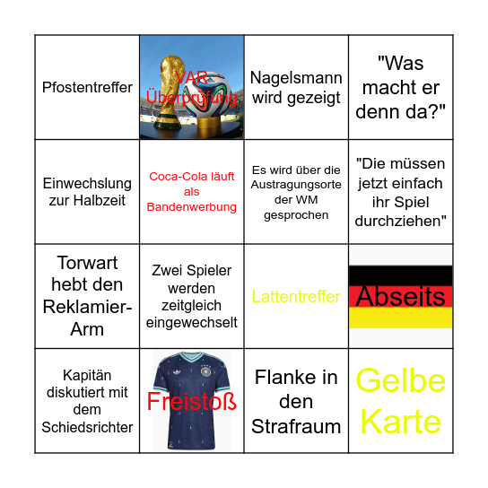 WM - Bingo Card