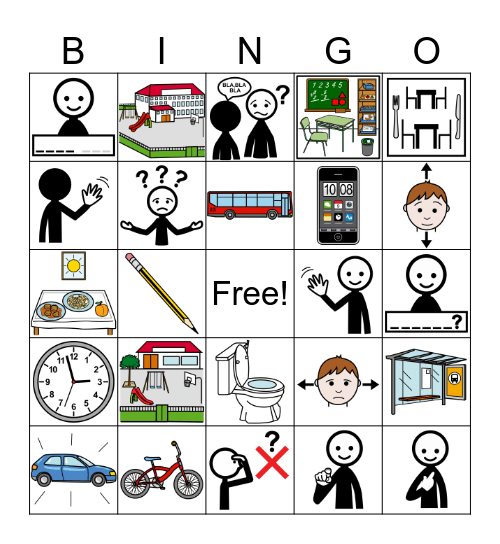 Bingó Fyrsta vikan Bingo Card