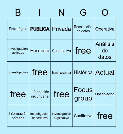 BINGO LA8VAMARAVILLA Bingo Card