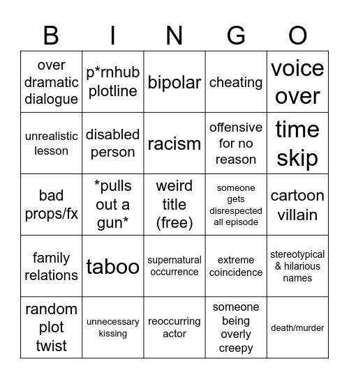 Tomorrow's Teachings Bingo Card