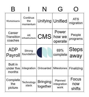 HCS Huddle Bingo Card