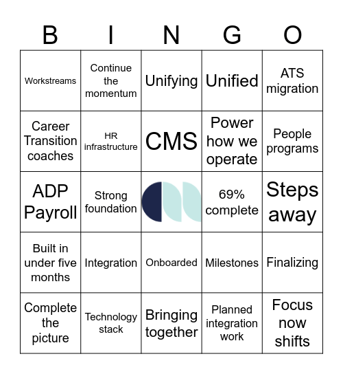 HCS Huddle Bingo Card