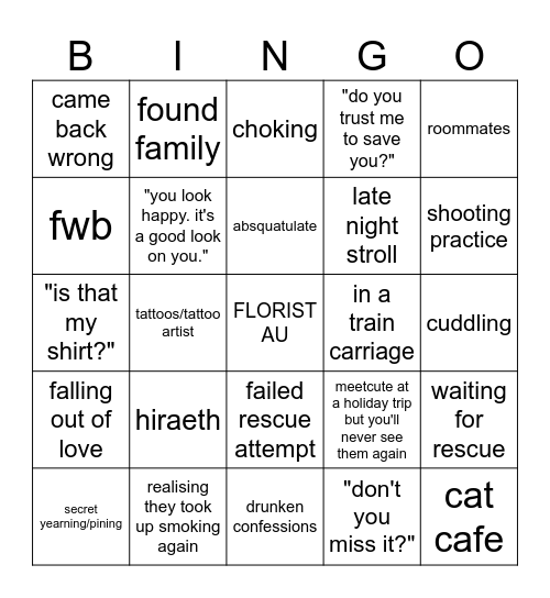 THE SEIS WEEKLY BINGO PHASE 2 Bingo Card