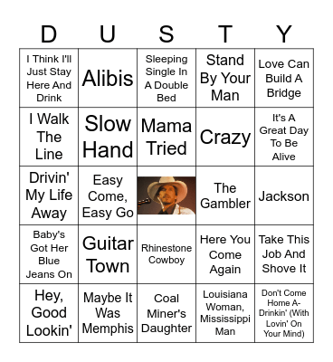 COUNTRY CLASSICS BINGO Card