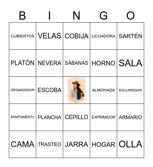 APARTA SHOWER Bingo Card