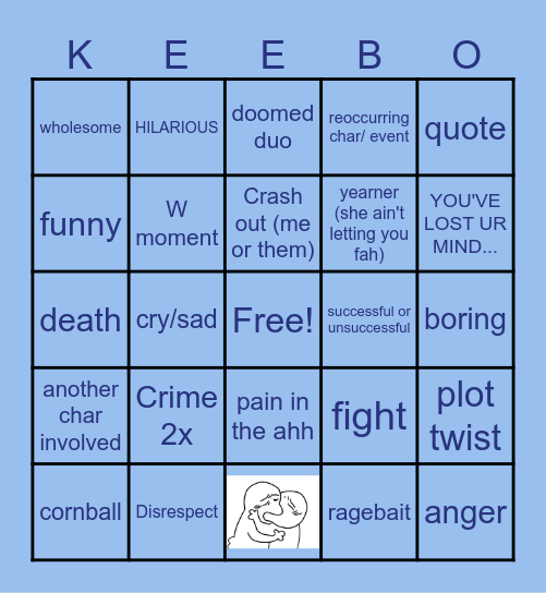 CRAZAYYY BINGOOO Bingo Card