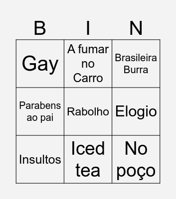 Chat PT Bingo Card