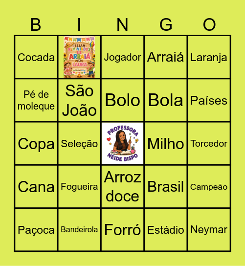 BINGO JUNINO Bingo Card