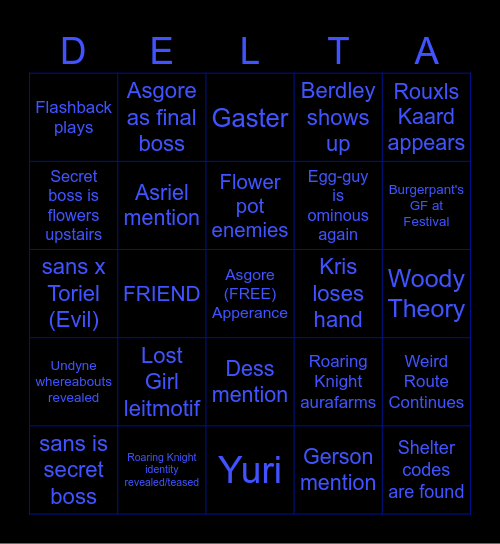 DELTABINGO Card