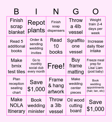 SMART BINGO June-Sept 2026 Bingo Card