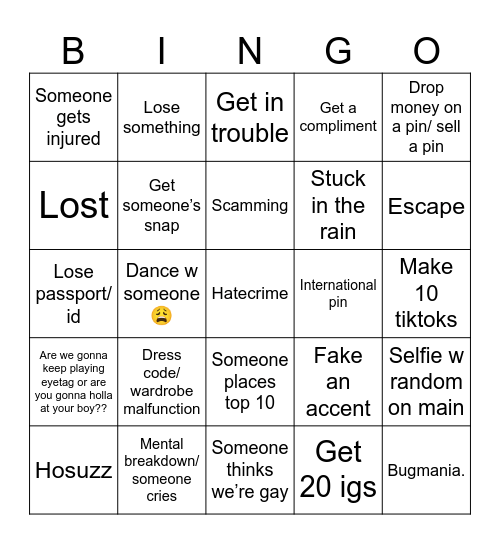 ILC 2026 Bingo Card