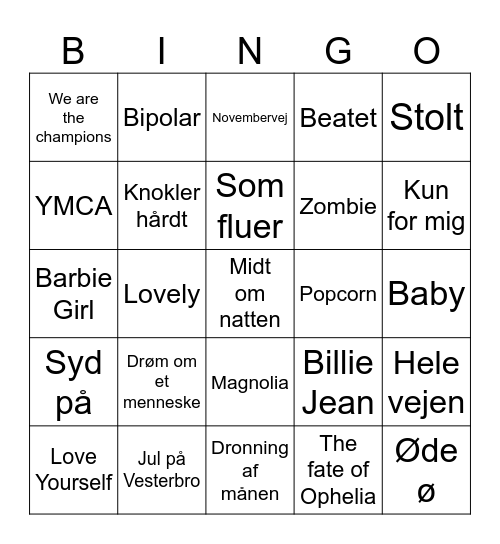 Broager Bingo Card