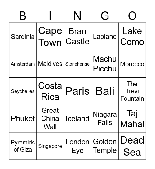 Holiday Bingo! Bingo Card