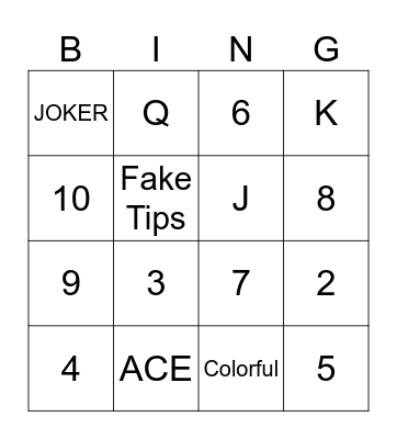 The Wild Bingo Card