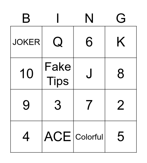 The Wild Bingo Card