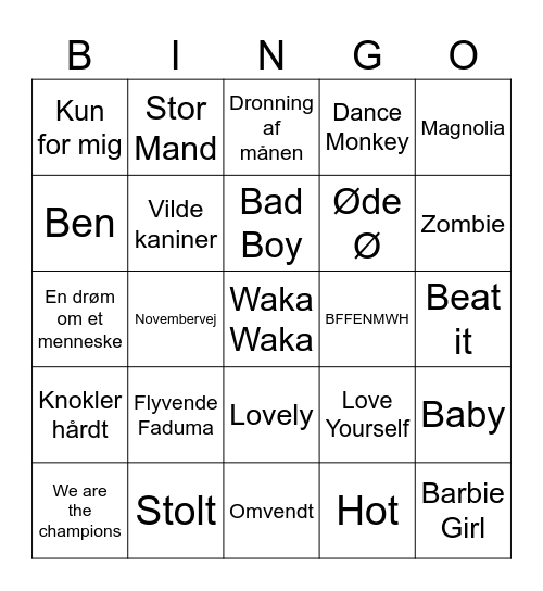 Broager Bingo 2 Bingo Card