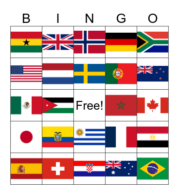 FIFA WORLD CUP Bingo Card