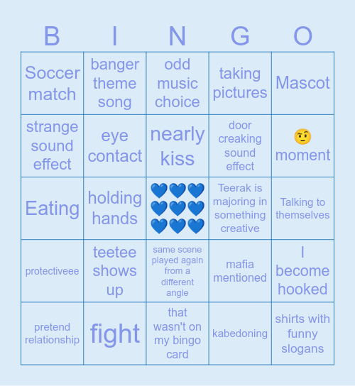 Your skyy ep 2 bingo Card