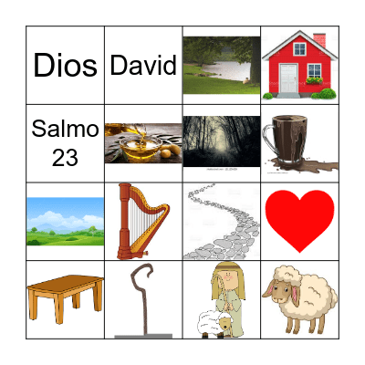Salmo 23 Bingo Card