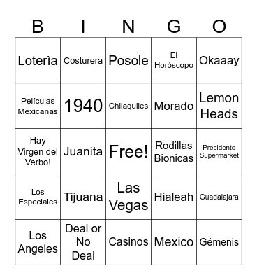 ¡Feliz Cumpleaños Ma! Bingo Card