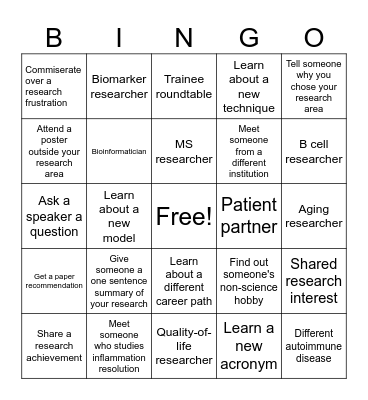 ABC Bingo Card