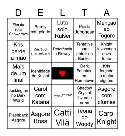 DeltaBingo Card