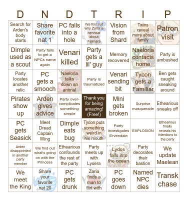 MEGA BINGO Card