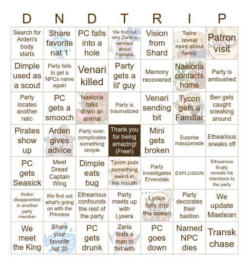 MEGA BINGO Card
