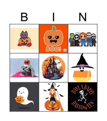 Halloween Bingo Card