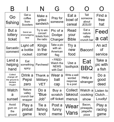Father’s Day Bingo 2026 Bingo Card