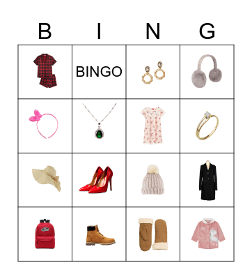 BINGO LA ROBA Bingo Card