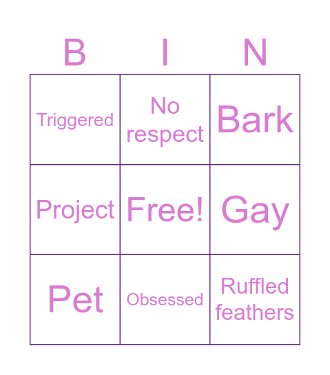 🦄🌈🦜Kenny Bingo🦜🌈🦄 Bingo Card