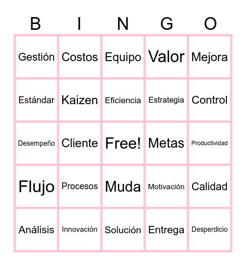 Breick Bingo Card